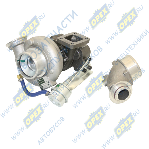 С13-297-01 Турбокомпрессор (дв. ЯМЗ-53443-30) Евро-5 ПАЗ Вектор Некст PAZ Vector NEXT (EURO-5) 170 H/P [YAMZ-53423-50 /12 /17 /22 /27]; (с патрубком) CZ Strakonice1